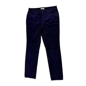 Coldwater Creek Classic Fit Corduroy Pants – Size 10 – Black – Stretch Cotton